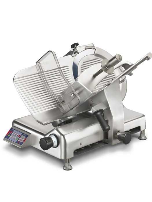 Minerva Italia - Feliator automat mezeluri profesional; Lama 370 mm