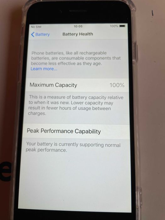 I-phone 6 перфектен. С нова оригинална батерия 100%  и без забележки.