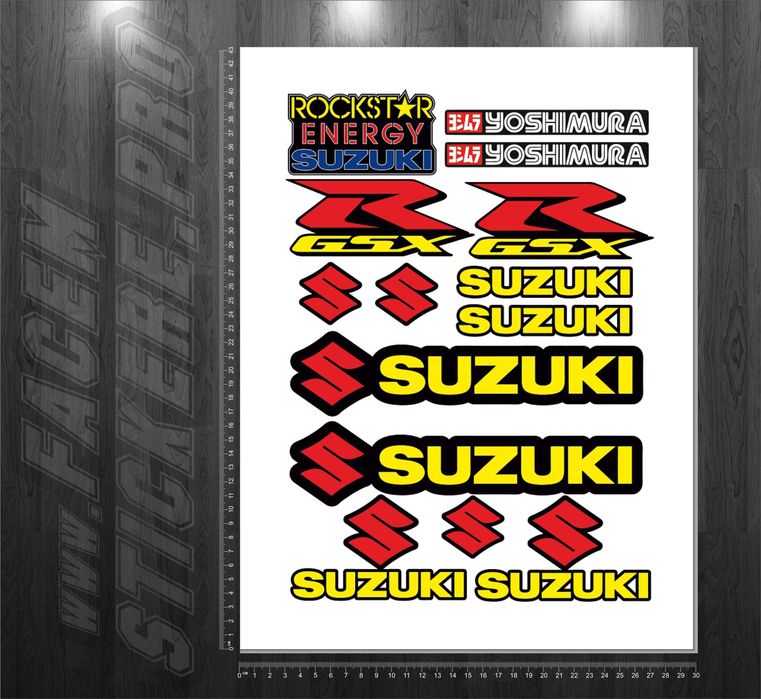 4+1 gratis Stickere Monster Ktm Honda Kawasaki Can Am Yamaha Suzuki