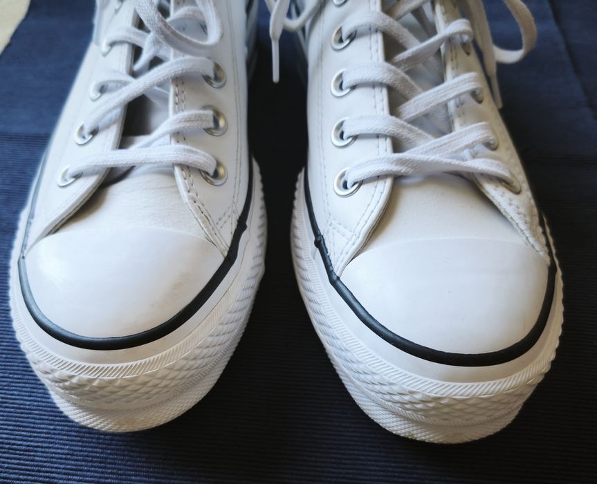 Кожени кецове Converse Chuck Taylor All Star Lift с равна платформа размер 39