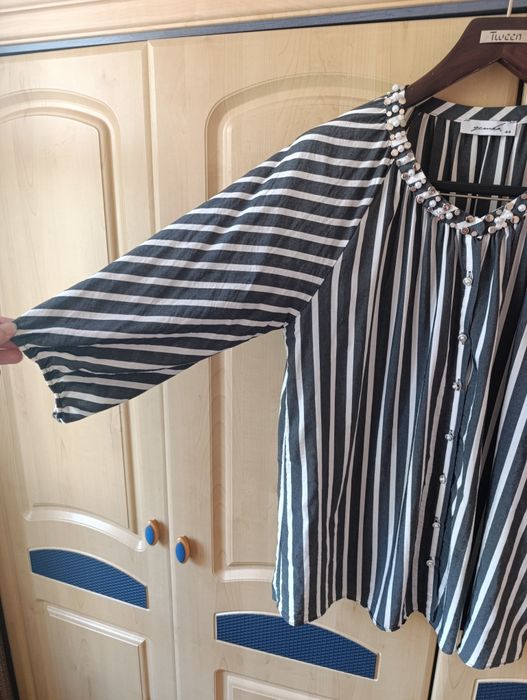 Лёгкая турецкая блузка/рубашка на 50-52 размер