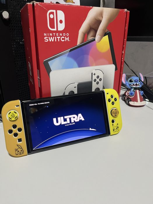 Nintendo switch oled прошитая,чипованная