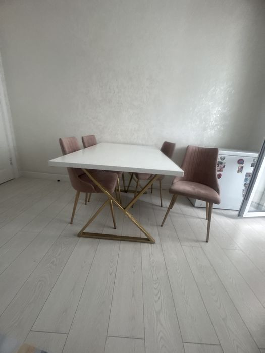 Стол и стулья комплект 6 стульев