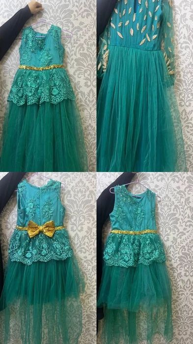 Вечерное  платье с детьми