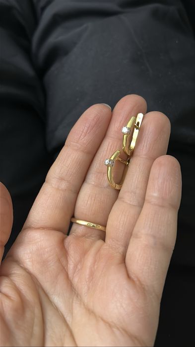 Серьги с бриллиантами