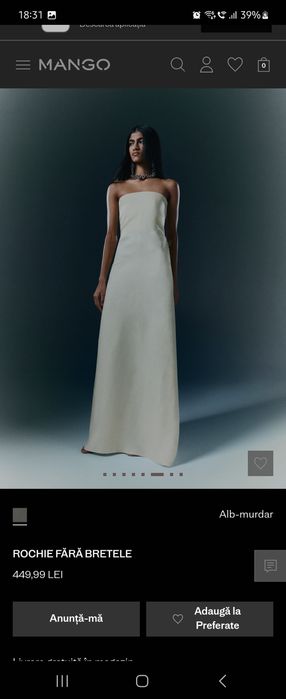 Rochie Mango nouă, cu etichetă, colecția Exclusive