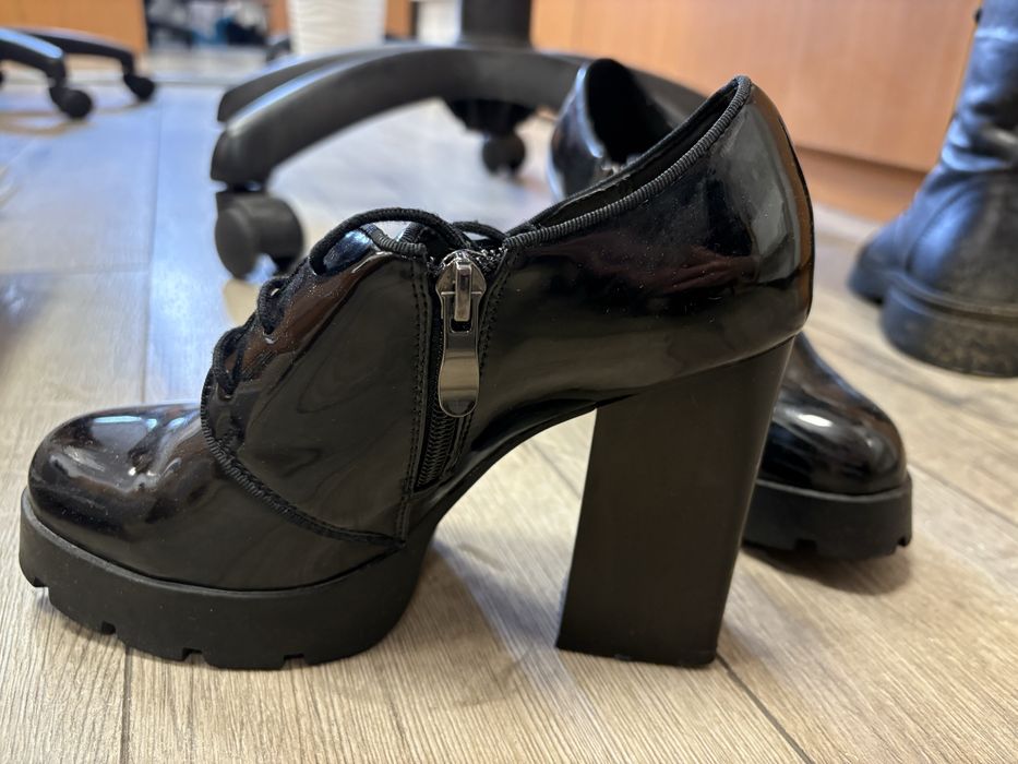 Ботильоны туфли обувь лакированные