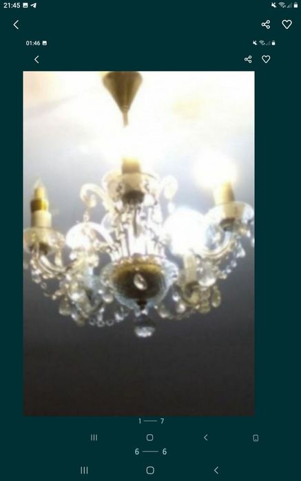 Продам 3 хрустальных люстры богема !