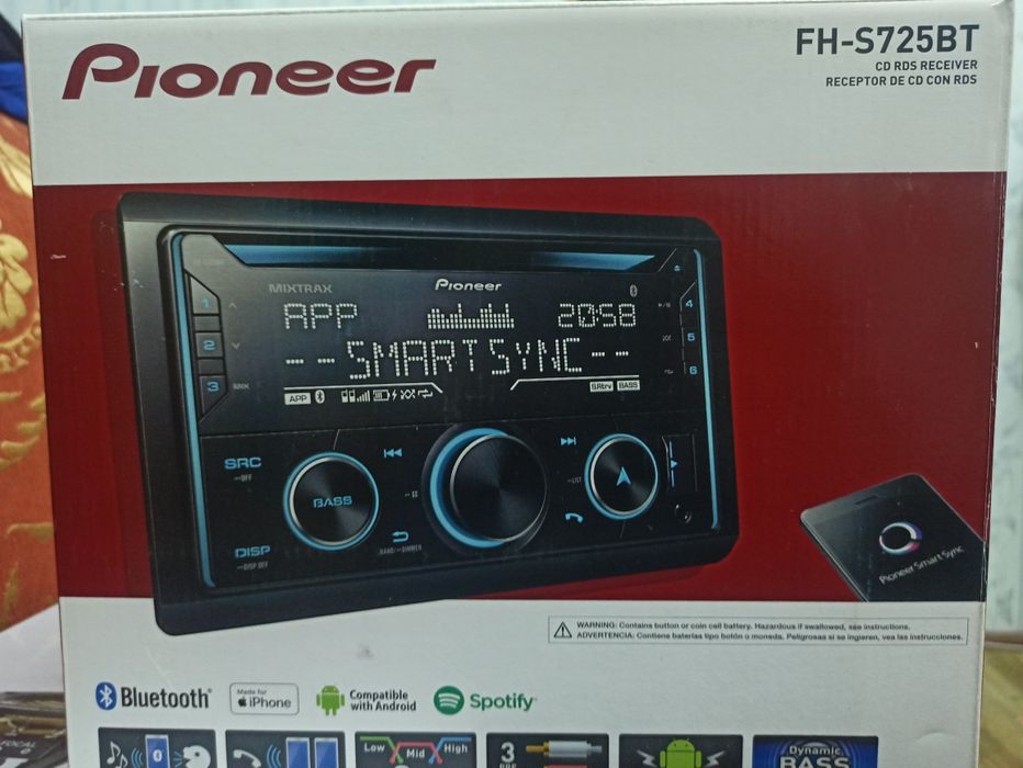 Пионеер FH 725BT процессорный