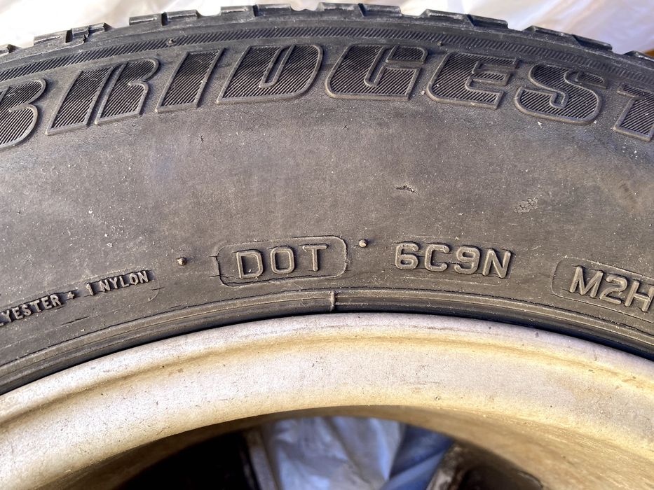 Jante aliaj, Model KBA 45582, 5x114,3 R15 + Anvelope iarna Bridgestone