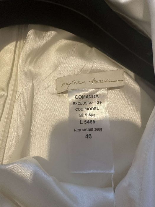 Rochie de mireasă cu blăniță