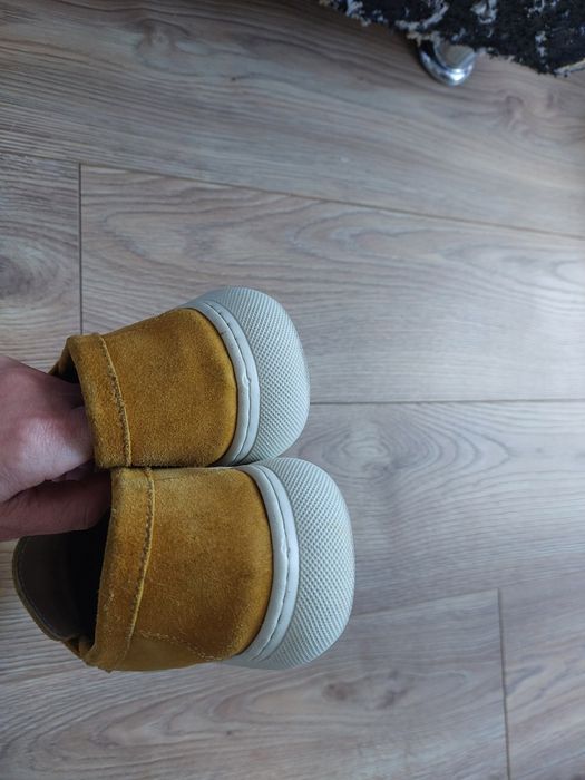 Pantofi mocasini piele întoarsă, marime 38