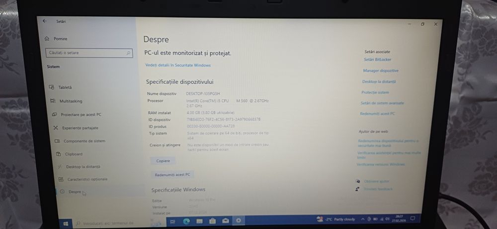 Laptop hp elite hp 840 / 14 inch