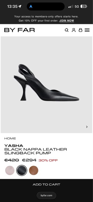 By Far Yasha Nappa Slingback Pump