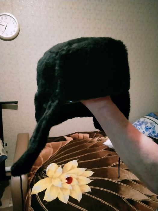 шапка мужская ушанка