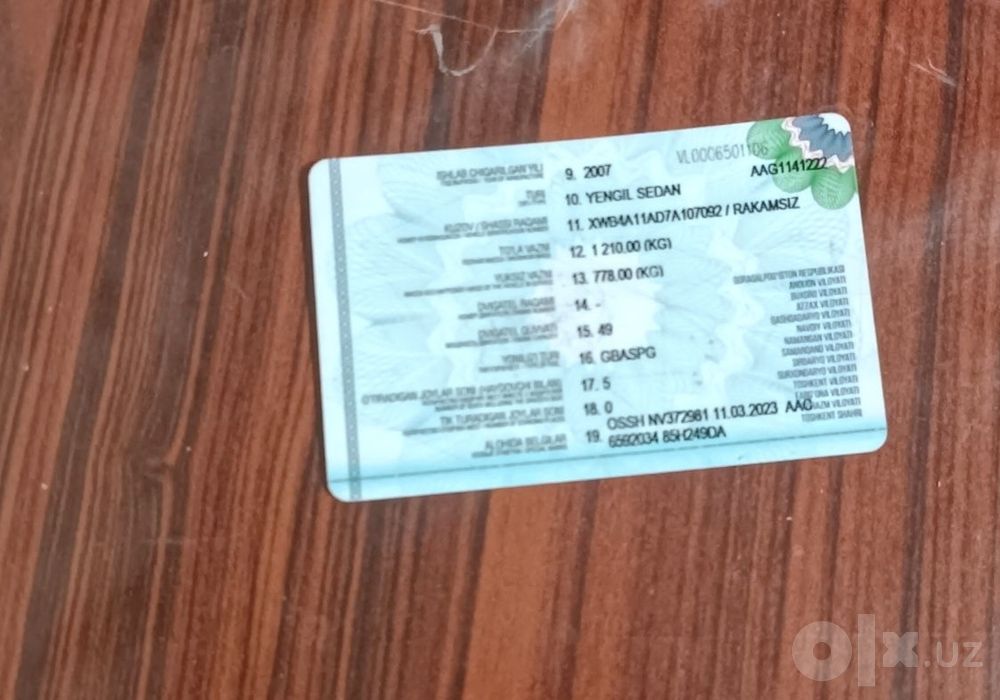 Matiz tezda kelishtirib sotiladi