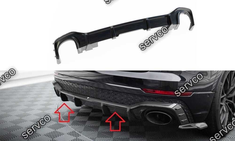 Pachet Set Body kit tuning Carbon Audi RSQ8 Mk1 2019- Maxton Design v9