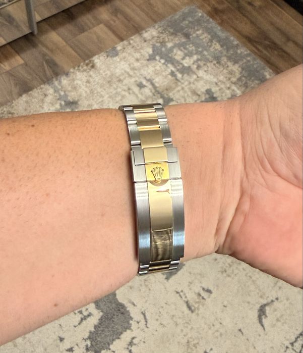 Rolex Submariner Two Tones Gold 18k Bluesy