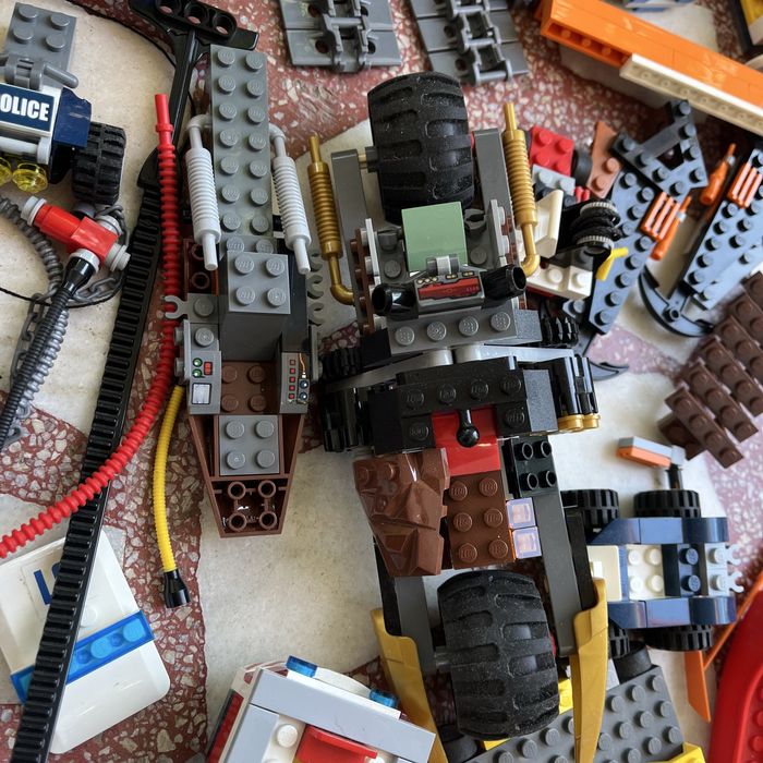 Lot LEGO Vrac 15 KG - Piese Originale (Star Wars, City Cargo, Technic, Plăci Drum) + Pungi Sigilate
