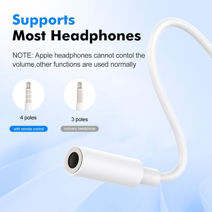 Адаптер за слушалки 3,5mm jack към USB C