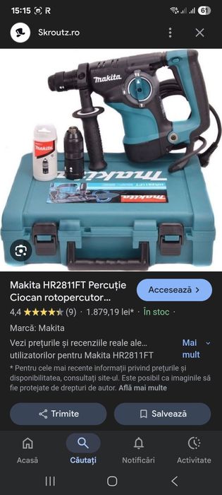 Ciocan Rotopercutor Makita HR2811FT