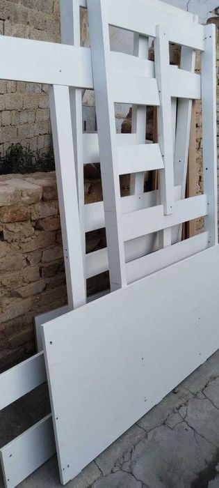 Детская кровать и матрас двухспальный