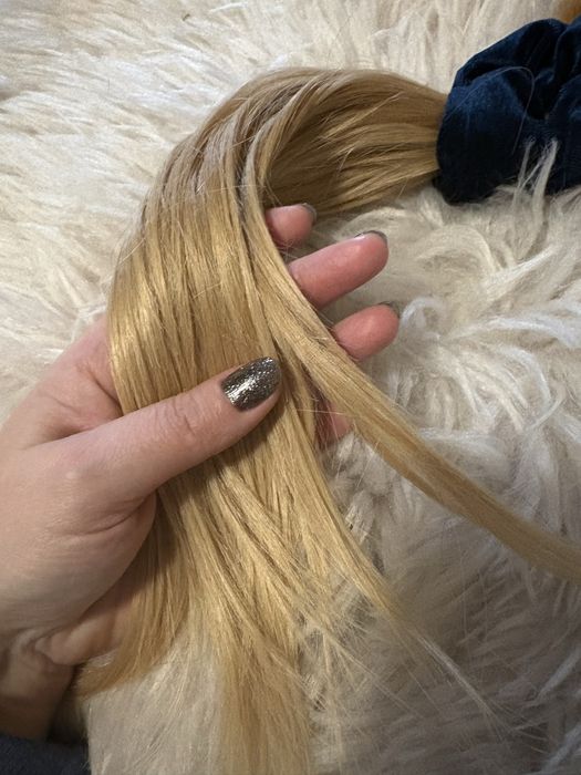 Кератинови кичури славянска коса