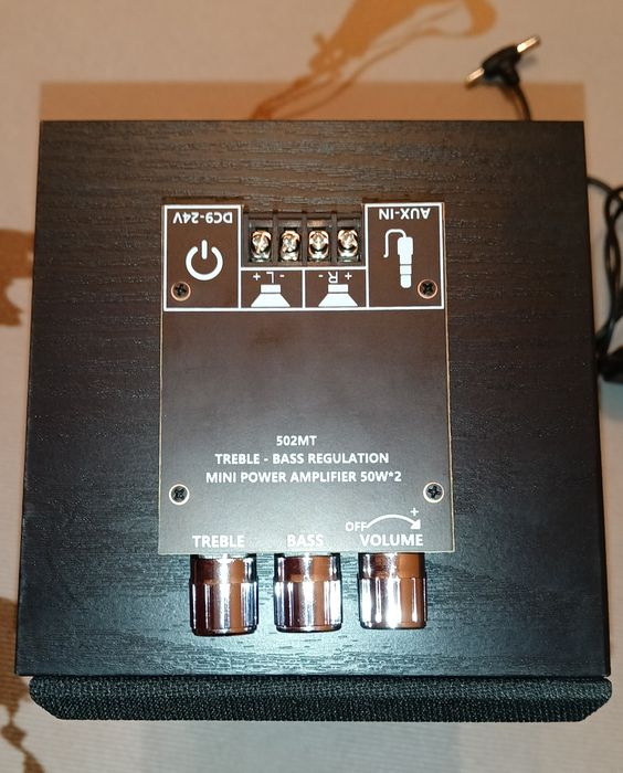 3 дюйм колонки+усилитель+блок питания