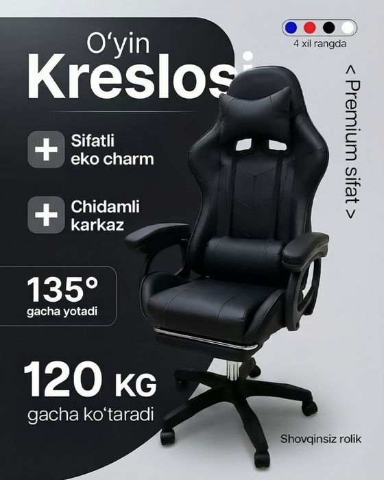 Gamerlar uchun kreslolar
