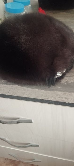 Норковая шапка очень красивая