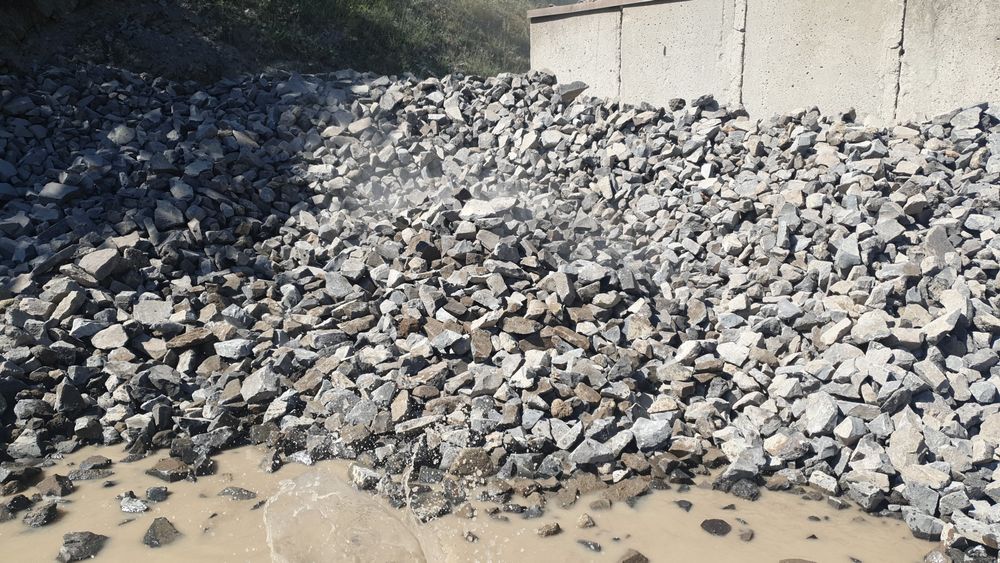 Nisip balastru amestec beton