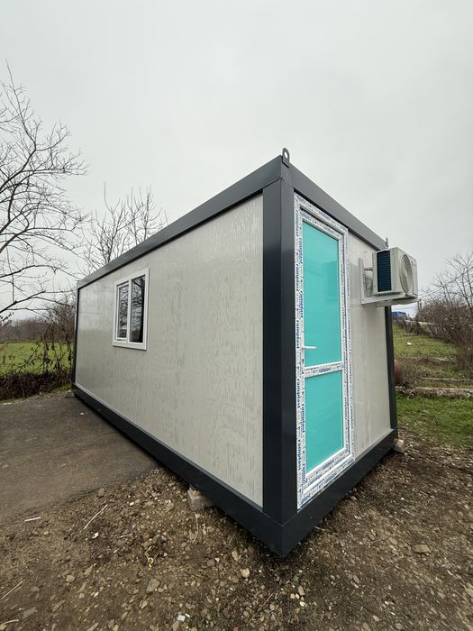 Vand container modular containere birou aloubond vitrina poze reale