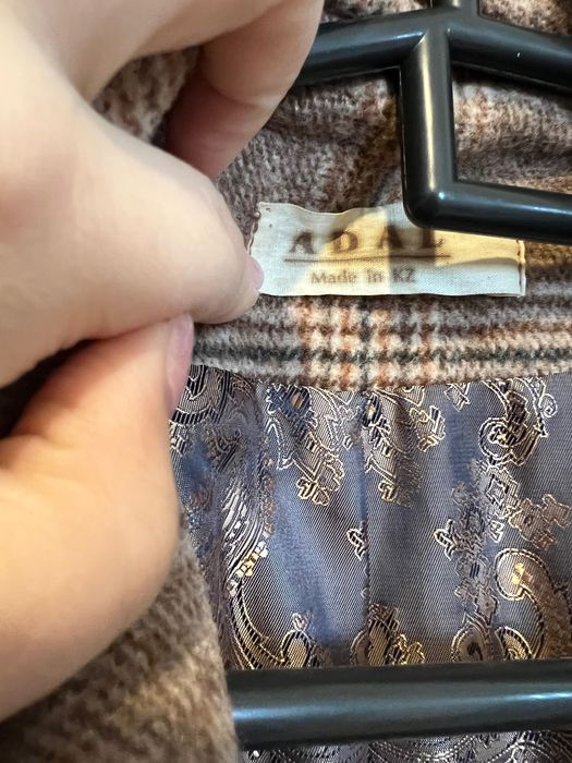 Зимнее шерстяное Пальто