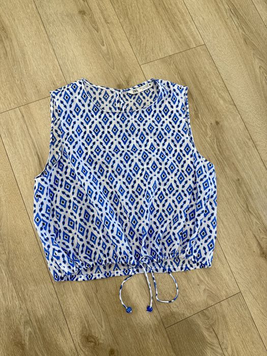 Брюки белые лето  и топ Zara