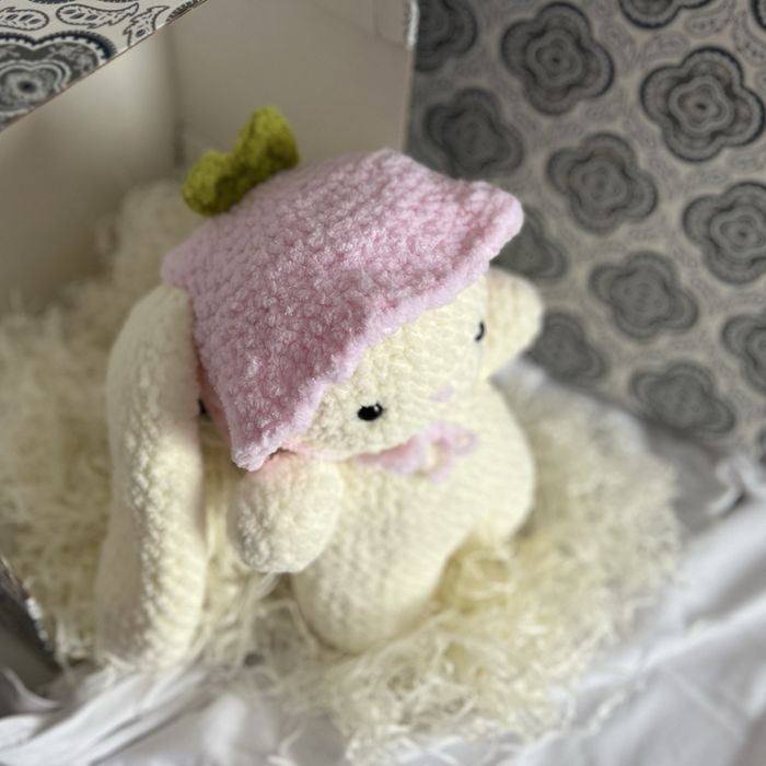 вязаный кролик/зайка