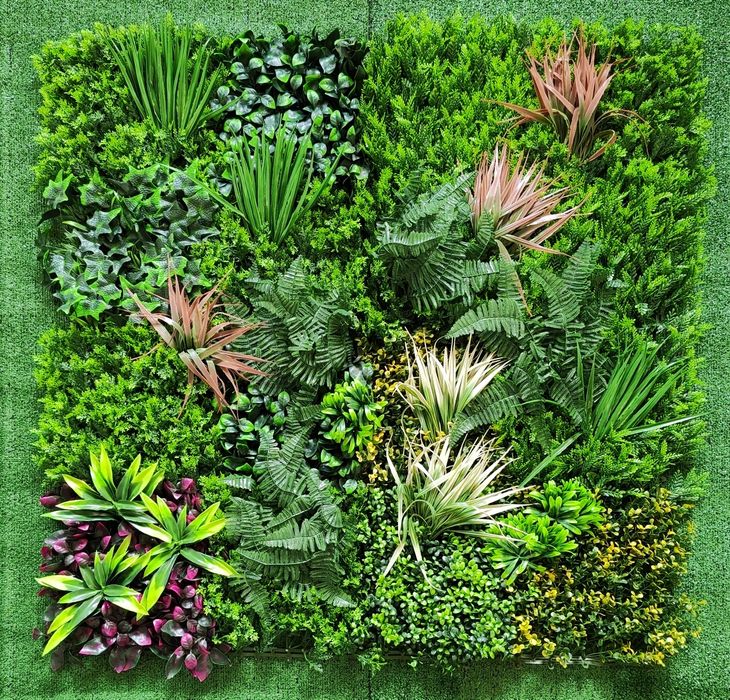 Зелен панел за декорация