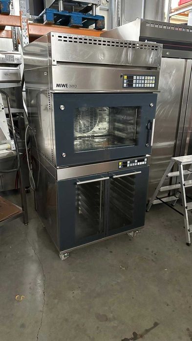 Cuptor Miwe Aero panificatie patiserie 4 tavi + hota condensare