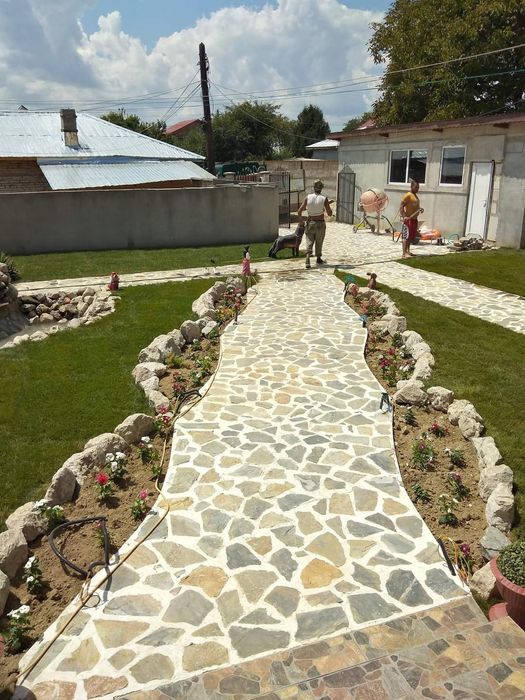 Piatra naturala de munte de Grecia.