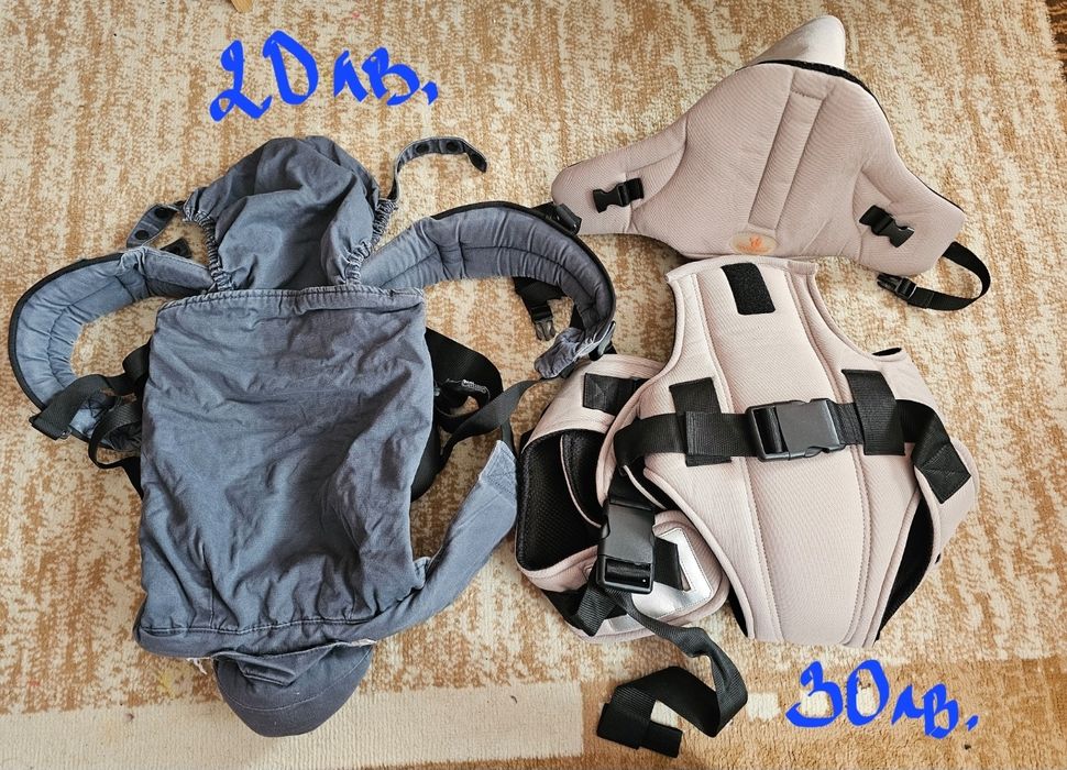 Кенгуру за носене на бебе различни модели