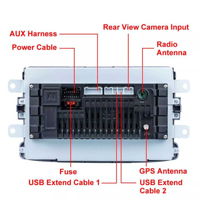 Мултимедия за Renault Dacia Sandero Duster Logan Dokker навигация 2DIN