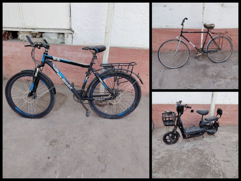 2 та велик 1 та скутер сотилади бирга