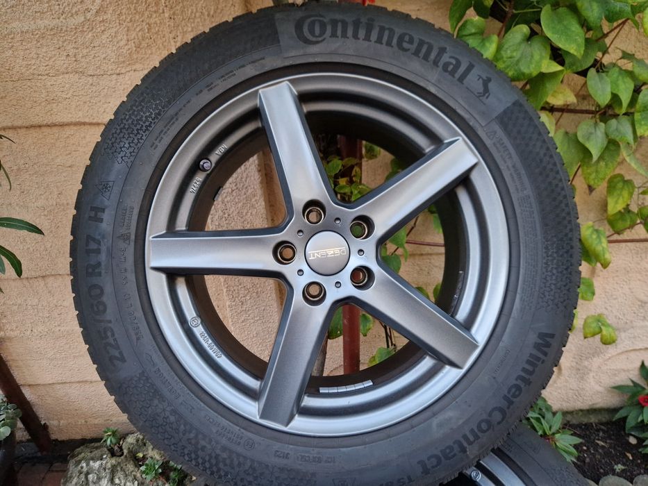 Roti aliaj AUDI A6 C8+ anvelope CONTINENTAL 225/60/17
