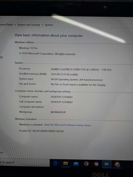 Dell Latitude 7480 | i5 Gen 6 | 16GB RAM | 256GB SSD | Touchscreen