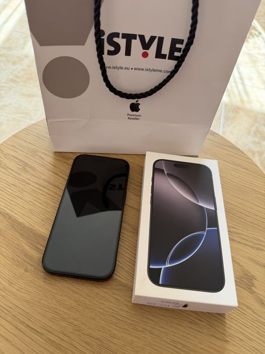 Iphone 16 pro 128gb black battery healt 100%