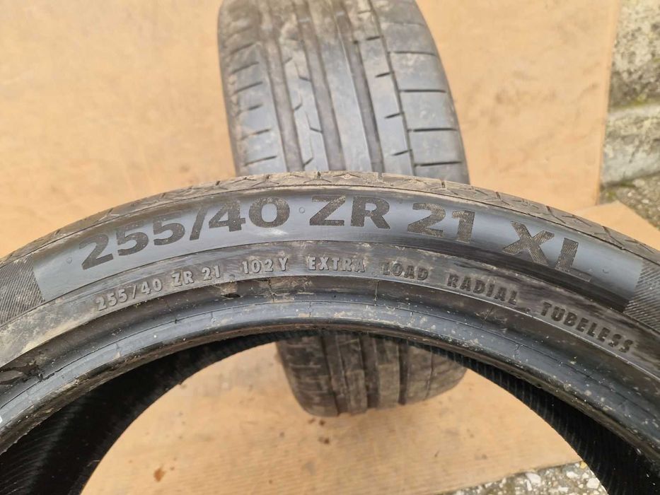 2 Continental R21 255/40 Летни гуми  DOT4820