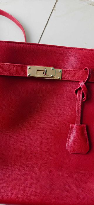 Естествена кожа чанта