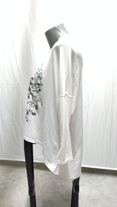 Дамска туника THS Cutie, S/M, Бяла, Цветя