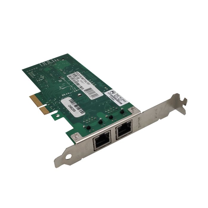 Адаптер сетевой lan pci-e 2хrj45 intel 82571eb 1gb