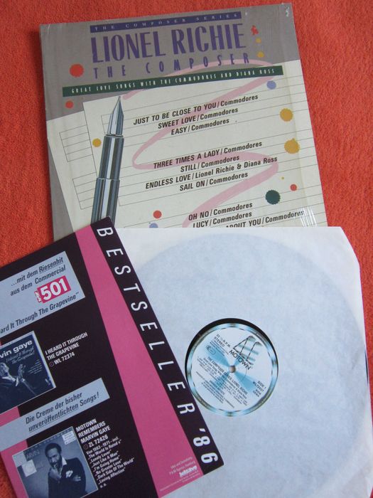 vinil The Commodores Great Love by Lionel Richie,Germany 1986