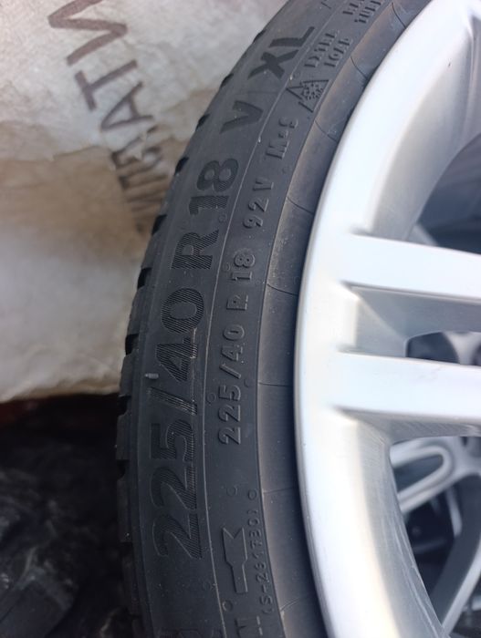 Продавам гуми с джанти 5х120 BMW Стил 193